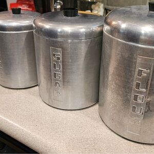 Vintage Century Aluminumware Canister Set